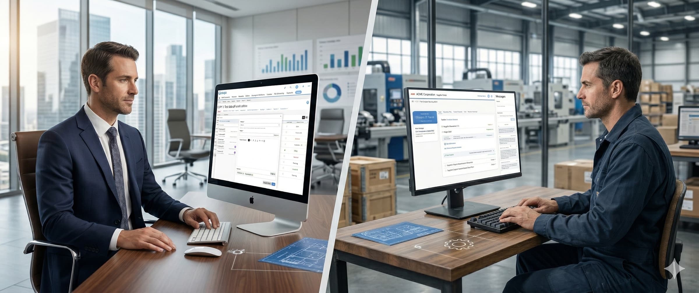 Unified Sourcing Communication Hub hero
