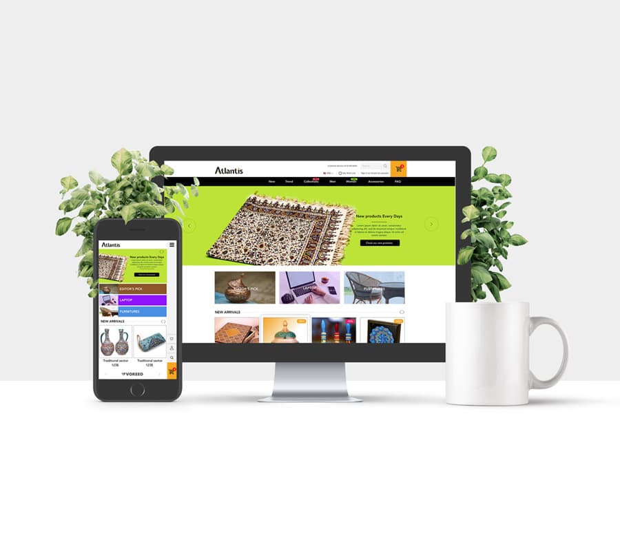 Atlantis - Handicraft e-shop website